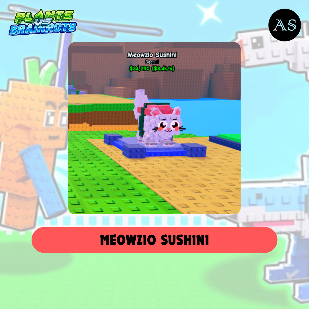 [ Secret ] Meowzio Sushini ( Random Mutation ) | Ready Unit✅ | INSTANT DELIVERY✅