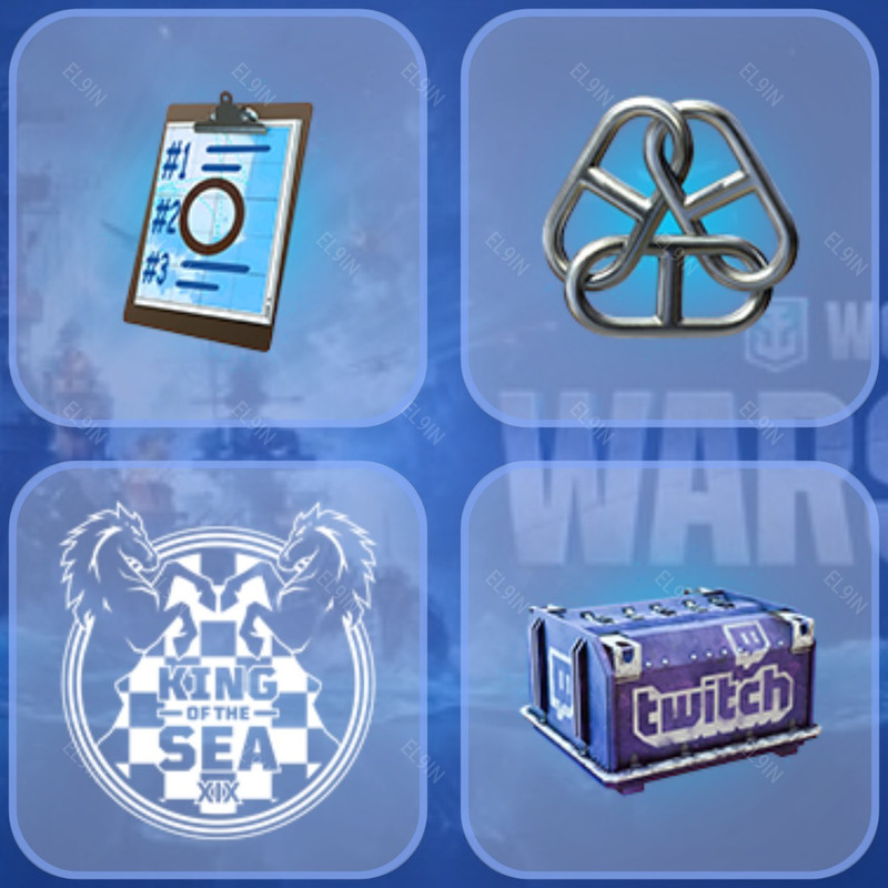 🌌 Twitch Drops 💜 Update 15.9 Drop: Week 3 💜 World of Warships [Total 4 Items]