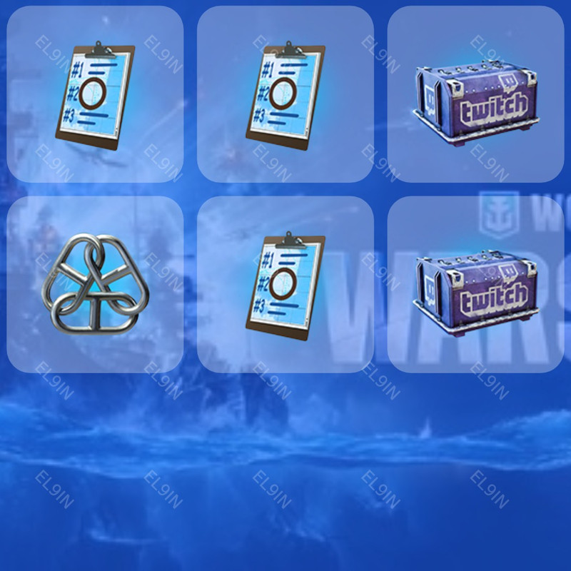 🌐 Twitch Drops 👑 Update 15.7 Drop: Week 4 ✅ World of Warships [Total 6 Items]