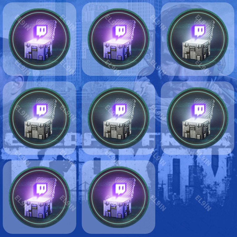 ⚡️ Twitch Drops 🌌 Golden Coins tournament 🌐 Escape from Tarkov [Total 8 Items]