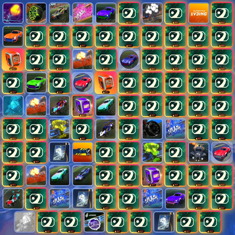 ❤️ Twitch Drops 🌐 The General x RL 👑 Rocket League [Total 99 Items]