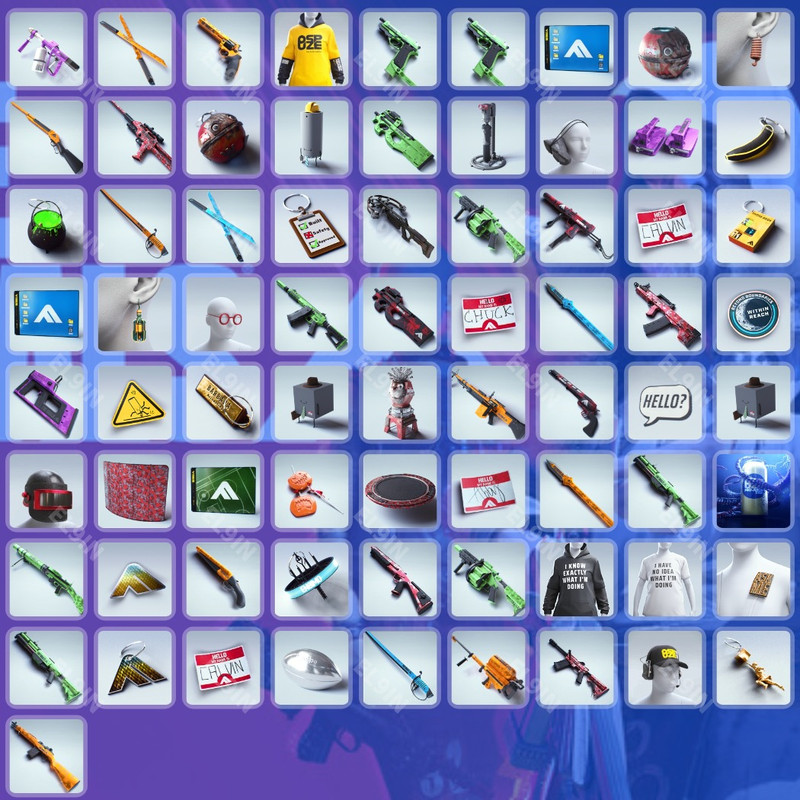 ✅ Twitch Drops 💜 RED BROADCAST BLAZE 🧙‍♂️ THE FINALS [Total 73 Items]
