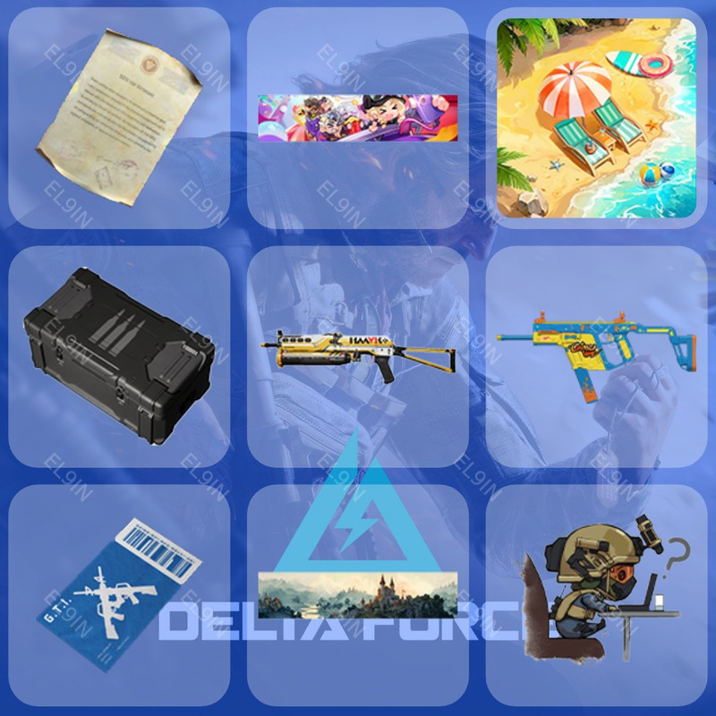 👑 Twitch Drops 👑 ANNIVERSARY PREVIEW 🌐 Delta Force [Total 9 Items]