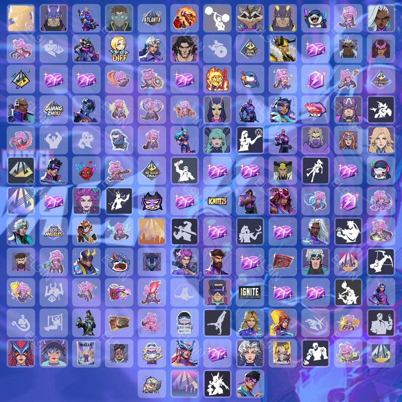 ⚡️ Twitch Drops 👑  Ignite Stage2 W5 🌐 Marvel Rivals [Total 148 Items]