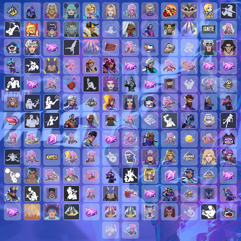 💎 Twitch Drops 🧨 Ignite Stage2 W3 💎 Marvel Rivals [Total 146 Items]