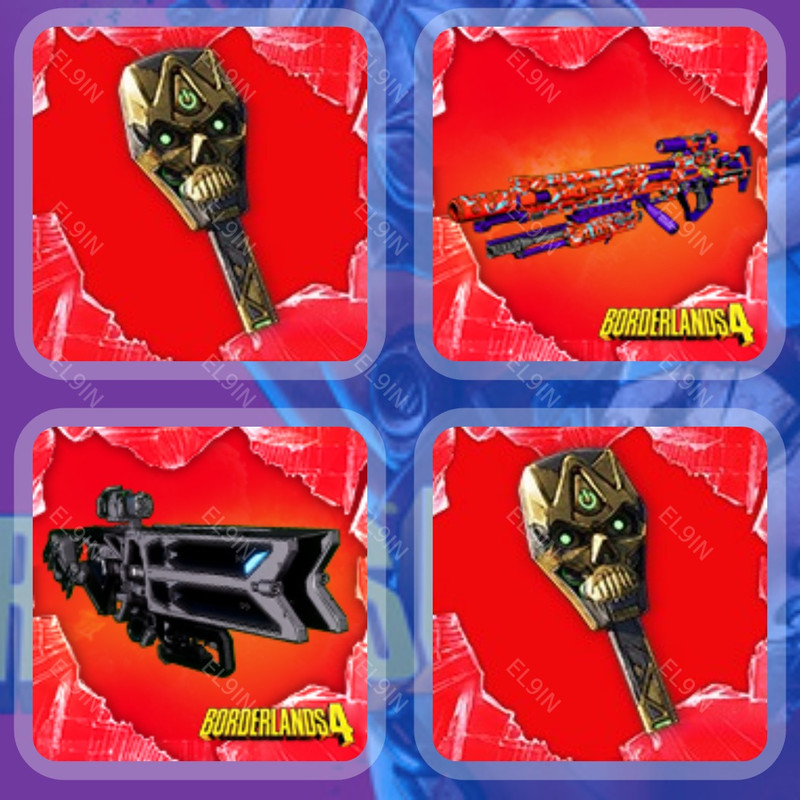 💎 Twitch Drops 🌌 BL4| Golden Keys 👑 Borderlands 4 [Total 4 Items]