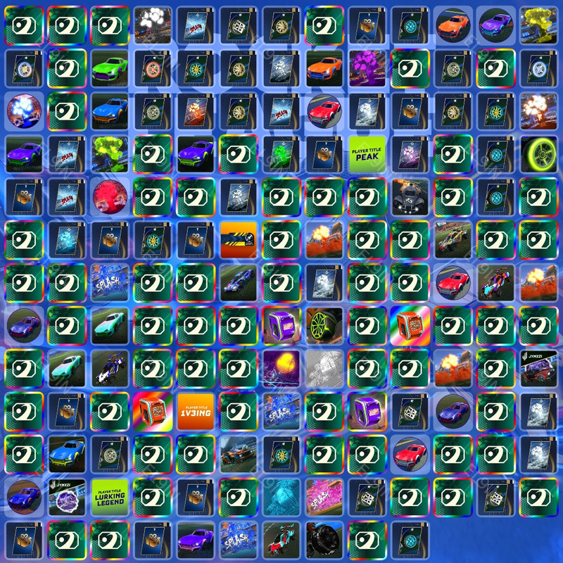 🌐 Twitch Drops 💜 RL World Championship ❤️ Rocket League [Total 166 Items]