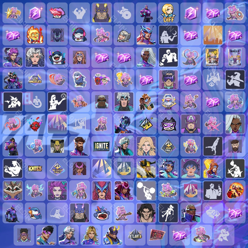 ⚡️ Twitch Drops 🧙‍♂️ Ignite Stage2 W2 ⚡️ Marvel Rivals [Total 120 Items]