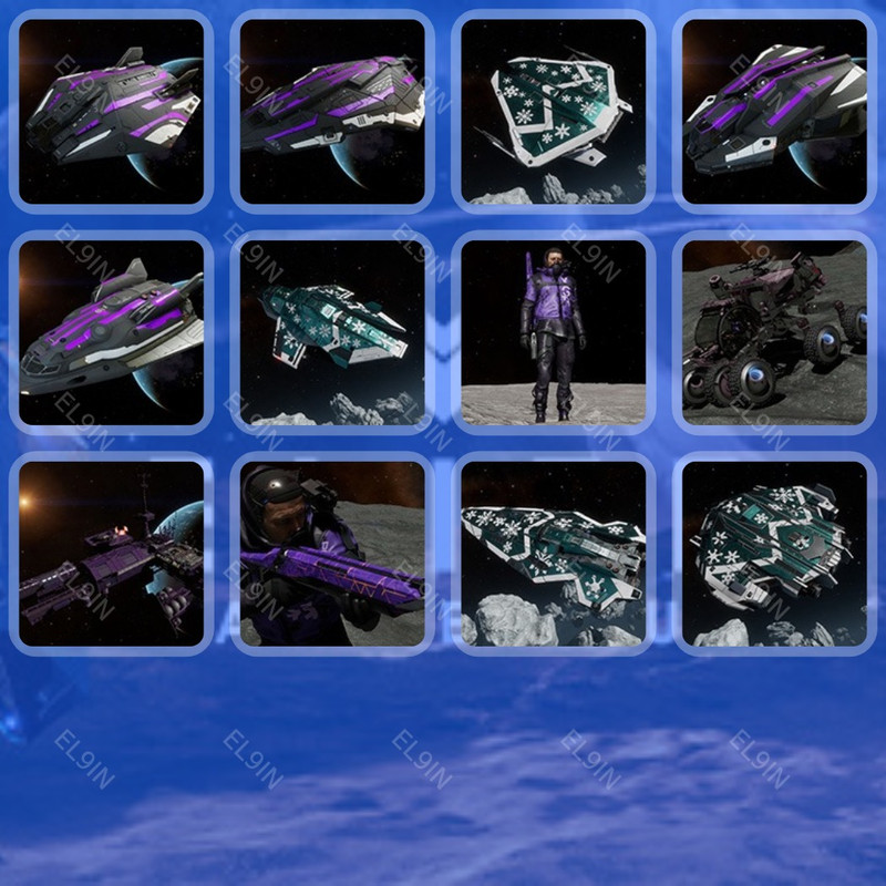 ❤️ Twitch Drops ⚡️ Festive Drops	 ❤️ Elite: Dangerous [Total 12 Items]