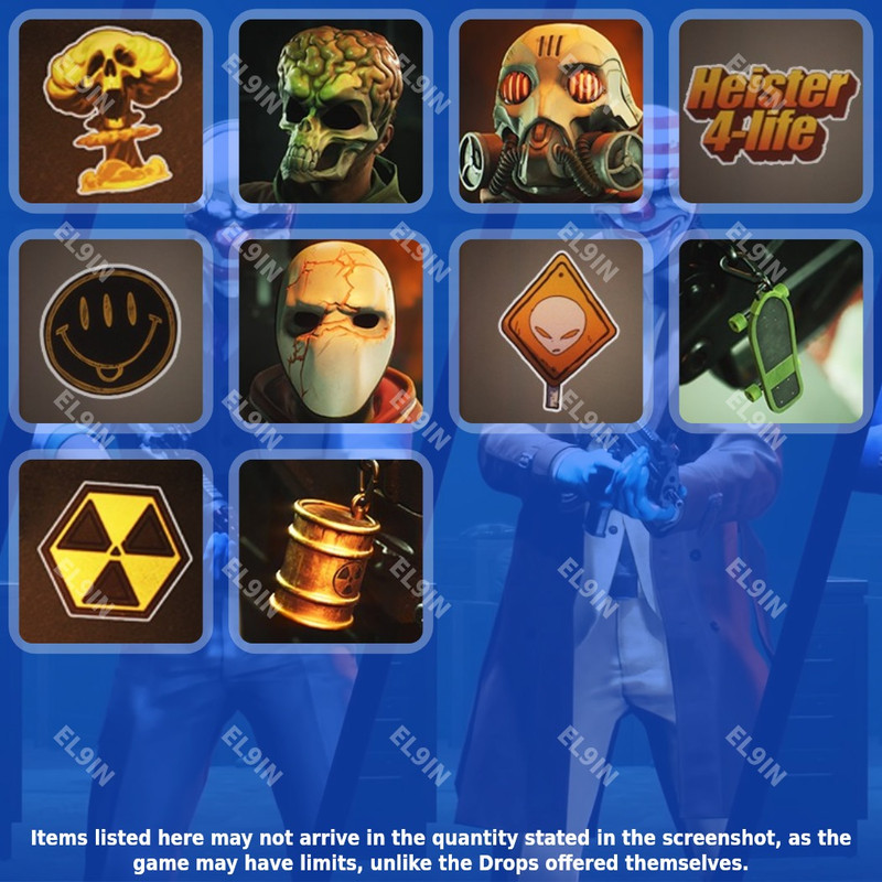 👑 Twitch Drops 🧨 90s Themed Drops 💎 PAYDAY 3 [Total 10 Items]