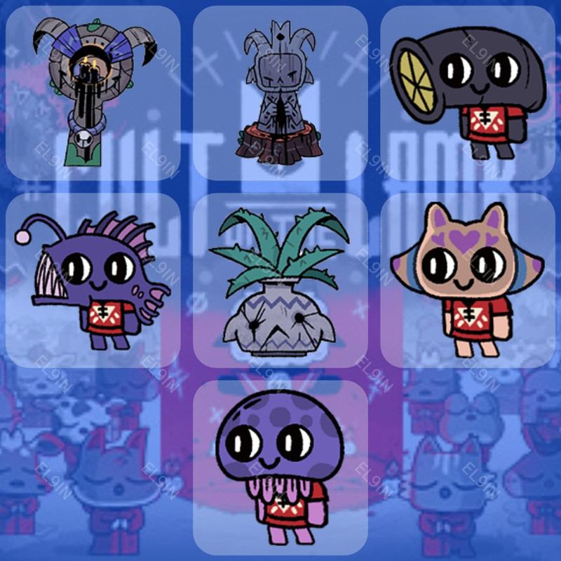 🧨 Twitch Drops 💜 CotL Woolhaven Drops ❤️ Cult of the Lamb [Total 7 Items]