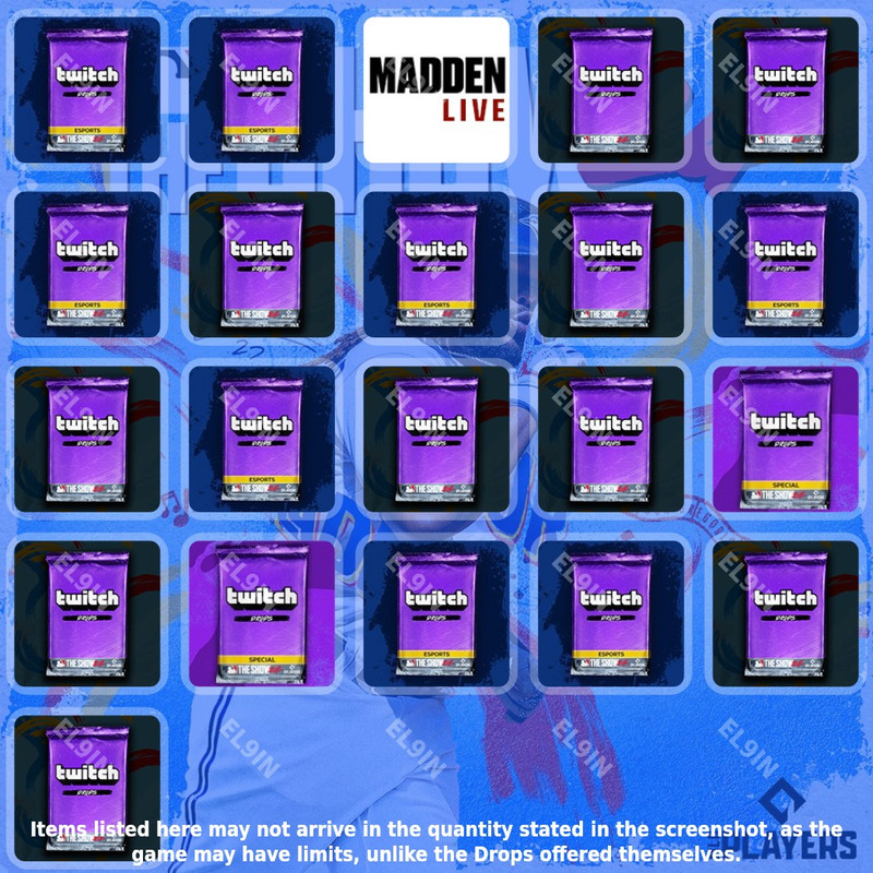 🧨 Twitch Drops 🌐 Drops for All Weekend ❤️ MLB The Show 24 [Total 21 Items]
