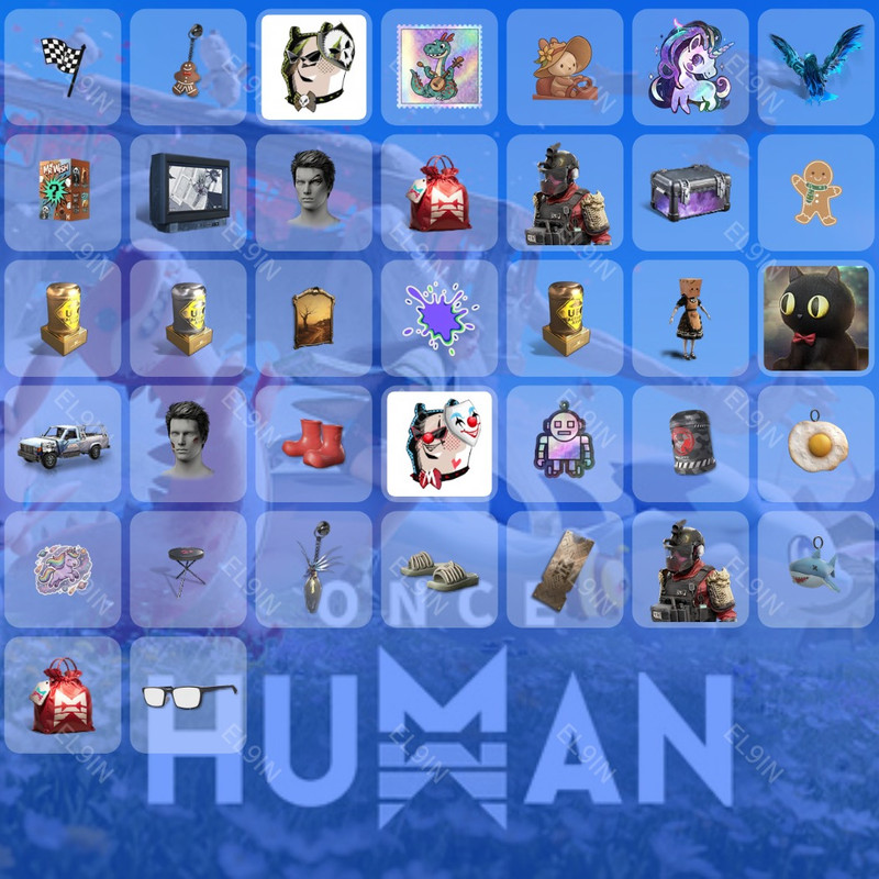 👑 Twitch Drops ❤️ Console Launch Drops 🌐 Once Human [Total 37 Items]