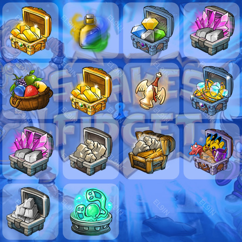 ❤️ Twitch Drops ✅ S&F Drops 2/3 👑 Shakes and Fidget [Total 14 Items]