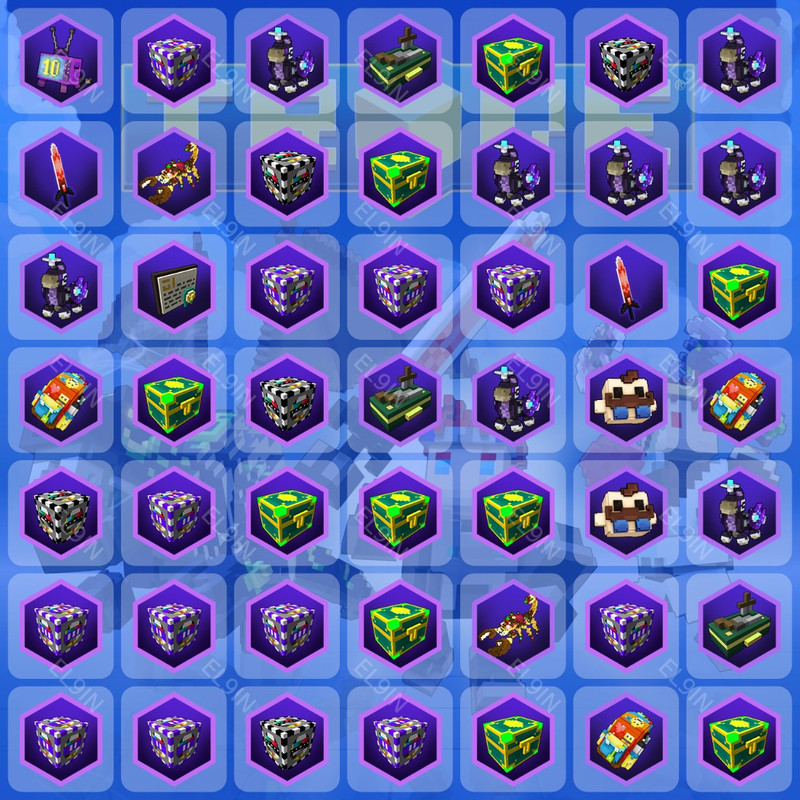 👑 Twitch Drops 🌌 Craft a Bit Sword! ❤️ Trove [Total 49 Items]