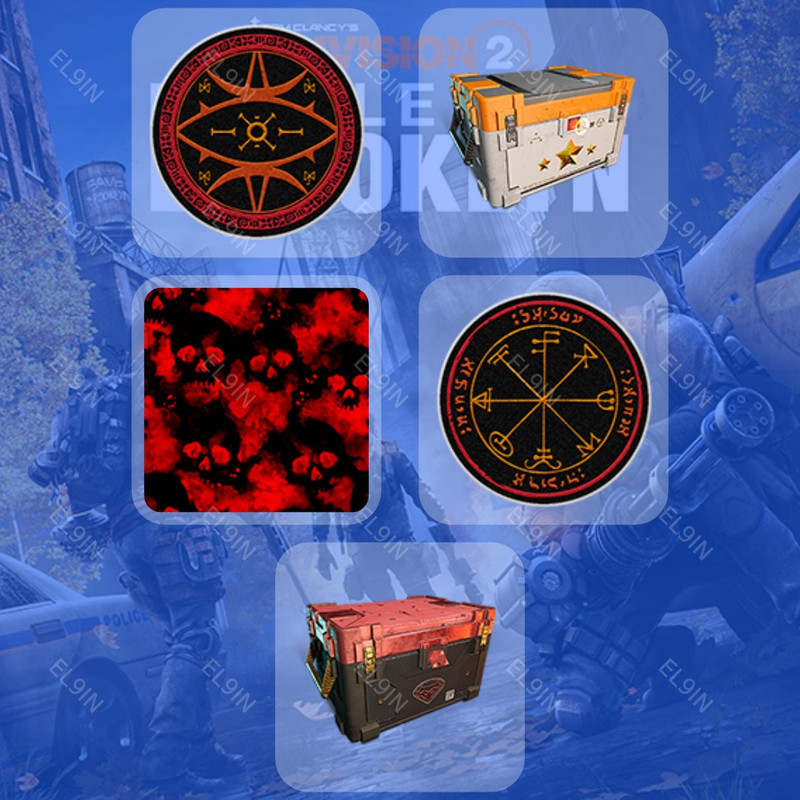 🧨 Twitch Drops 🌐 TD2 S3 Red Moon Unleashed ⚡️ Tom Clancy's The Division 2 [Total 5 Items]