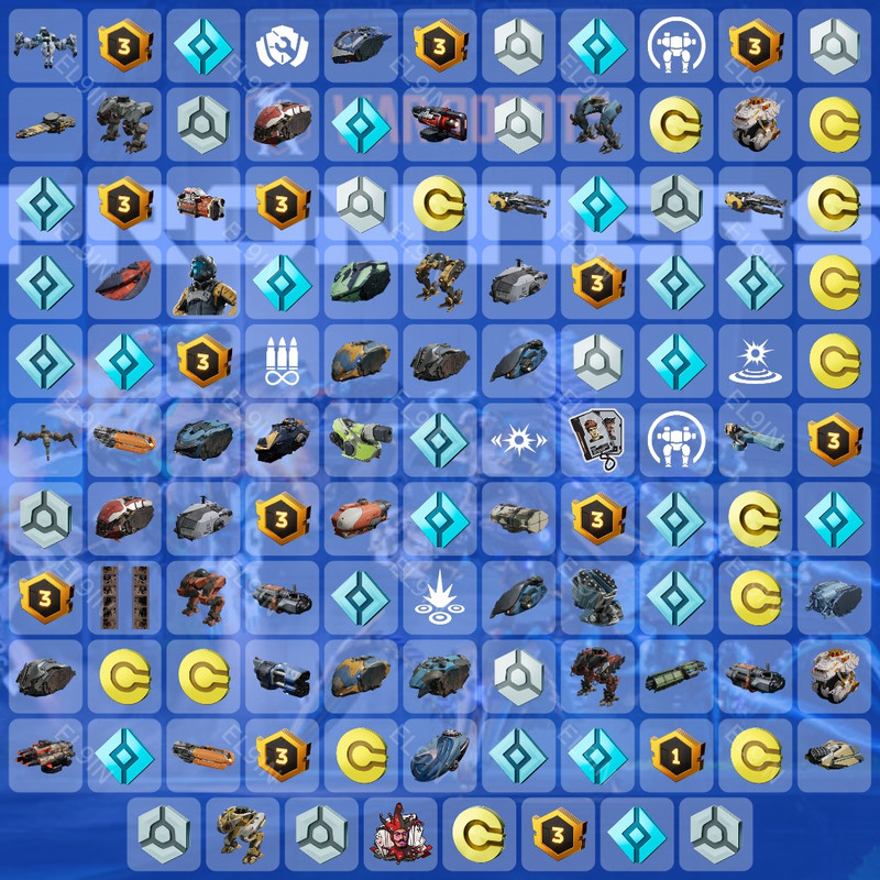 👑 Twitch Drops ❤️ Quantum Blitz 👑 War Robots: Frontiers [Total 118 Items]