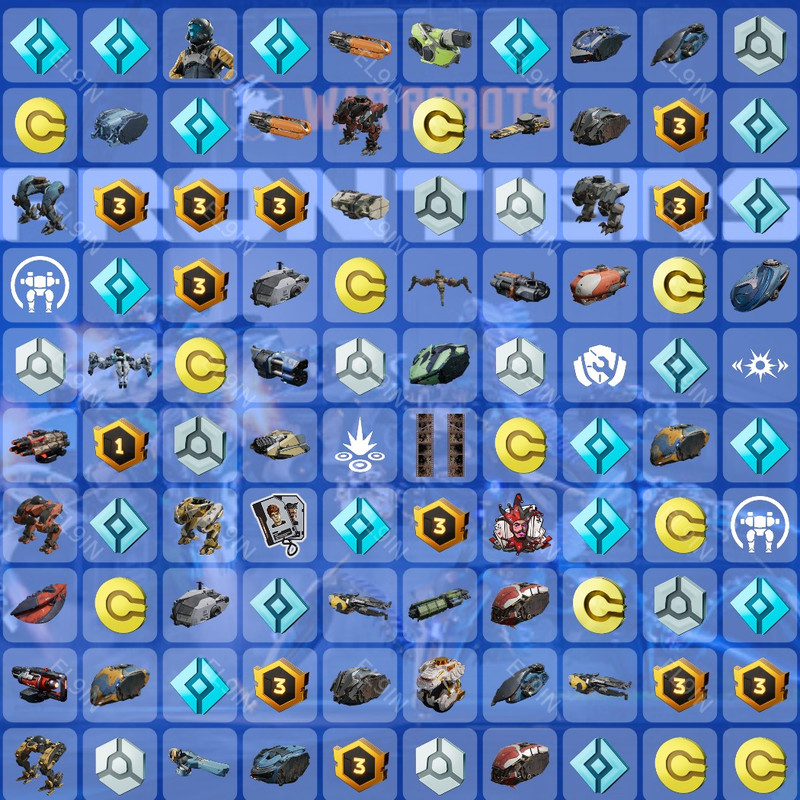 🧨 Twitch Drops 💎 Tooth and Claw 🌐 War Robots: Frontiers [Total 100 Items]