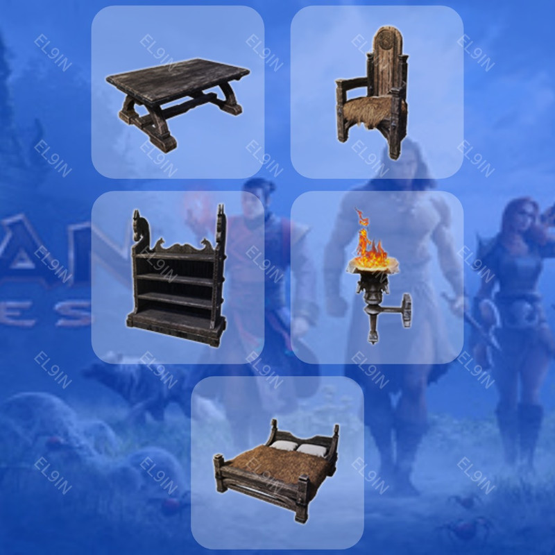 💜 Twitch Drops 💎 March update ❤️ Conan Exiles [Total 5 Items]