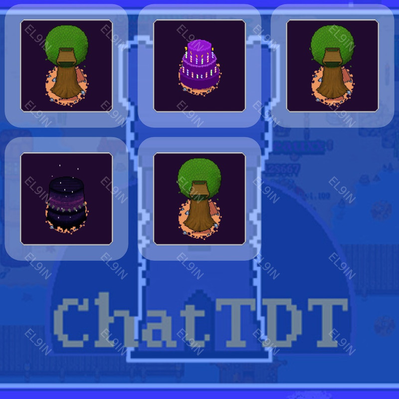 👑 Twitch Drops ✅ Birthday Cake! 🧨 ChatTDT: Tower Defense Twitch [Total 5 Items]