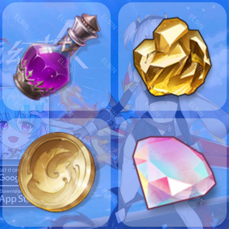 ❤️ Twitch Drops 🌌 風色幻想NeXus 🧨 Wind Fantasy: NeXus [Total 4 Items]