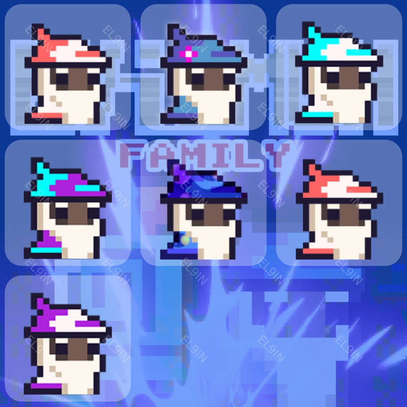 🧨 Twitch Drops 🧙‍♂️ Evilmun Family 5 years! 🌌 Evilmun Family [Total 7 Items]