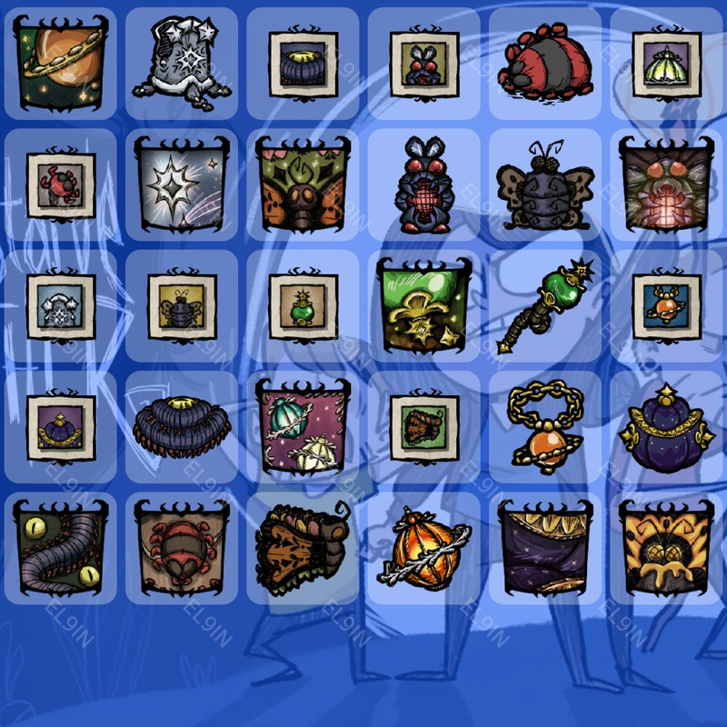 💜 Twitch Drops 👑 Bugburst Waterballoon ⚡️ Don't Starve Together [Total 30 Items]