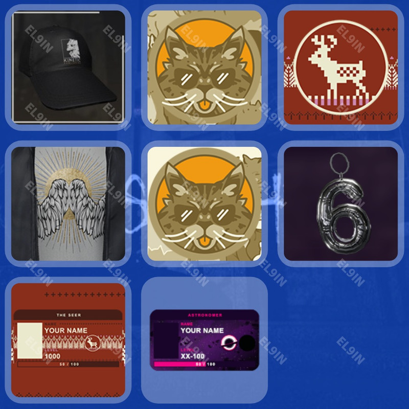 🌌 Twitch Drops ❤️ 6th Anniversary 👑 Phasmophobia [Total 8 Items]
