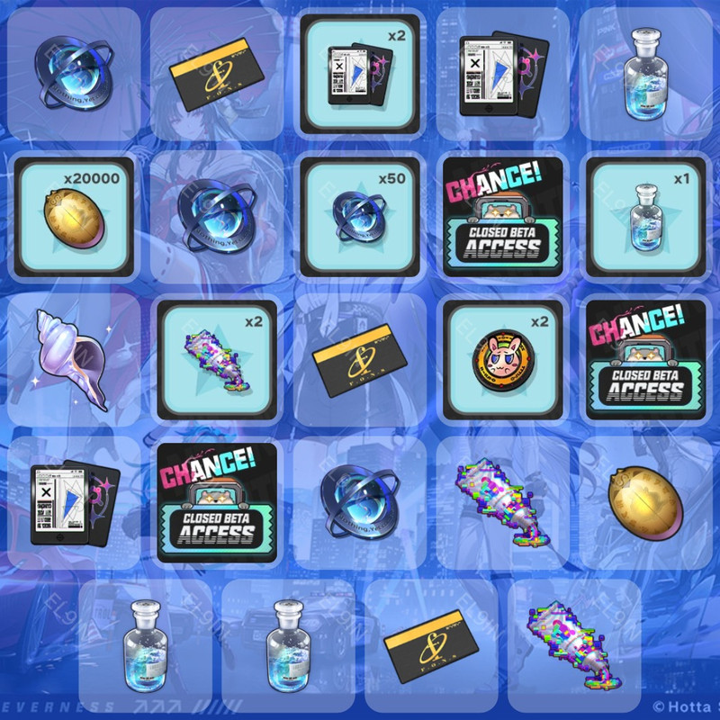 🌌 Twitch Drops 💎 NTE Twitch Drops Event 👑 NTE: Neverness to Everness [Total 24 Items]