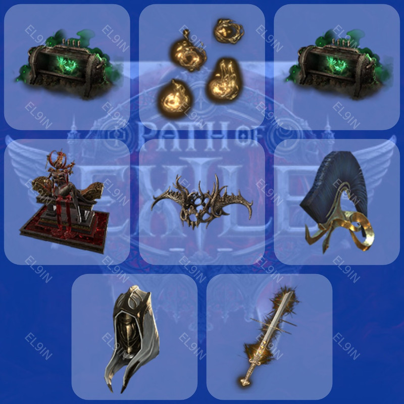 🌌 Twitch Drops 🌌 0.5.5 Launch Drops 🧨 Path of Exile 2 [Total 9 Items]
