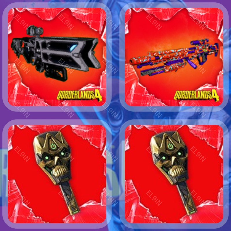 👑 Twitch Drops ✅ BL4| Golden Keys ✅ Borderlands 4 [Total 4 Items]