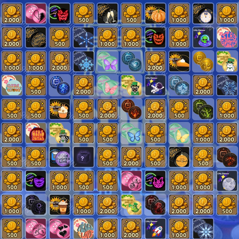 💜 Twitch Drops 🌐 Summer 2026 Part 2 ✅ Coin Pusher Live [Total 99 Items]