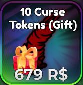 Anime Crusaders - 10 Curse Tokens【679R】