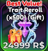 Anime Crusaders - Trait Reroll x500【24999R】