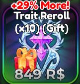 Anime Crusaders - Trait Reroll x10【849R】