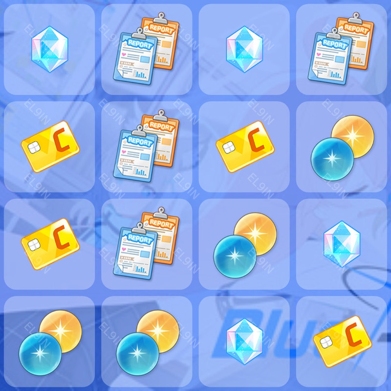 🌌 Twitch Drops 💎 Blue Archive Drops S3 👑 Blue Archive [Total 16 Items]