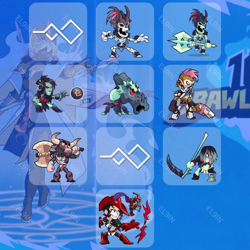 ✅ Twitch Drops 💎 Brawlhalla Tourn. Weekend 🌌 Brawlhalla [Total 10 Items]