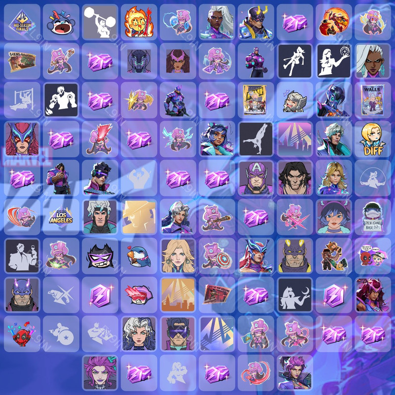 💎 Twitch Drops 🌌 Season 10.5 Twitch Drops 🧨 Marvel Rivals [Total 96 Items]