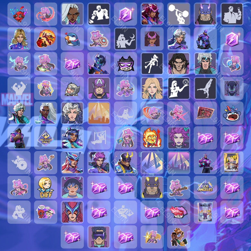 💜 Twitch Drops 🌌 Ignite Stage2 W2 🌐 Marvel Rivals [Total 86 Items]