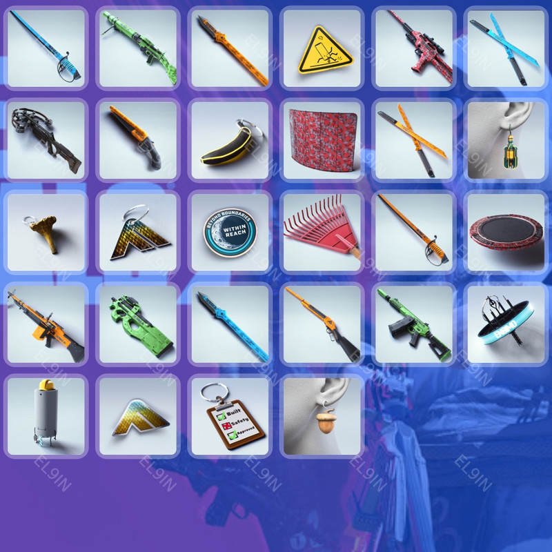 ❤️ Twitch Drops 👑 RED BROADCAST BLAZE 💎 THE FINALS [Total 28 Items]