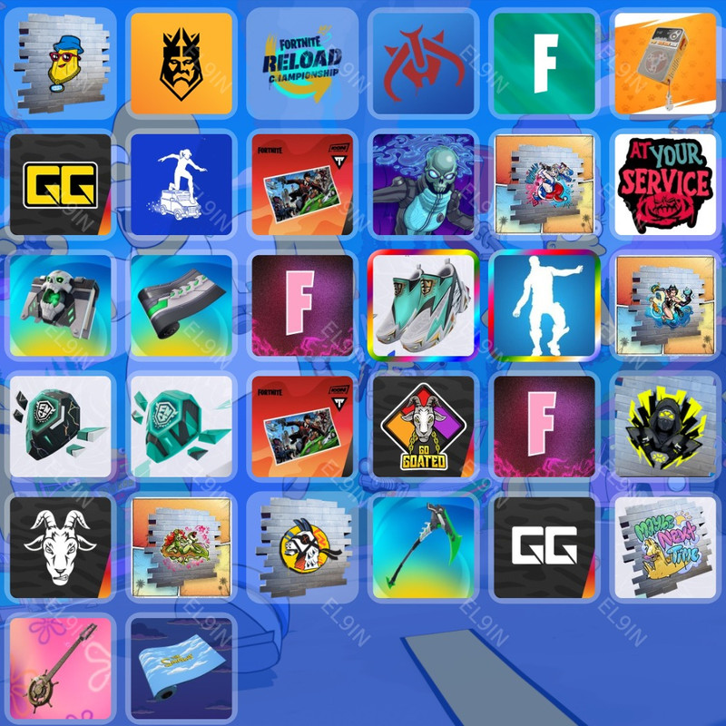 💎 Twitch Drops 🌌 Ironmouse x Fortnite  🧙‍♂️ Fortnite [Total 32 Items]