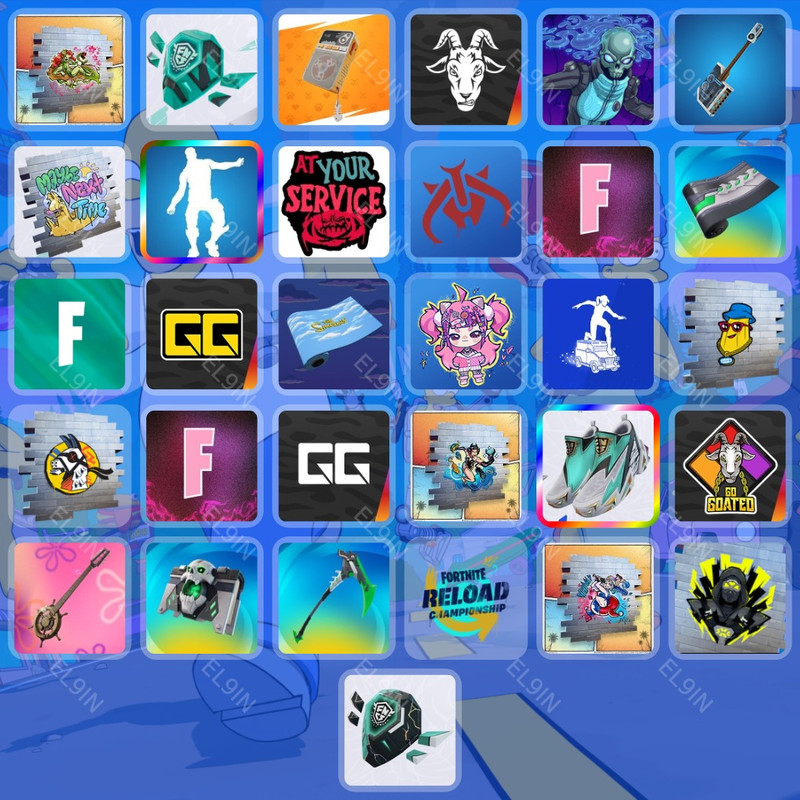 🌌 Twitch Drops 👑 Ironmouse x Fortnite  ⚡️ Fortnite [Total 31 Items]