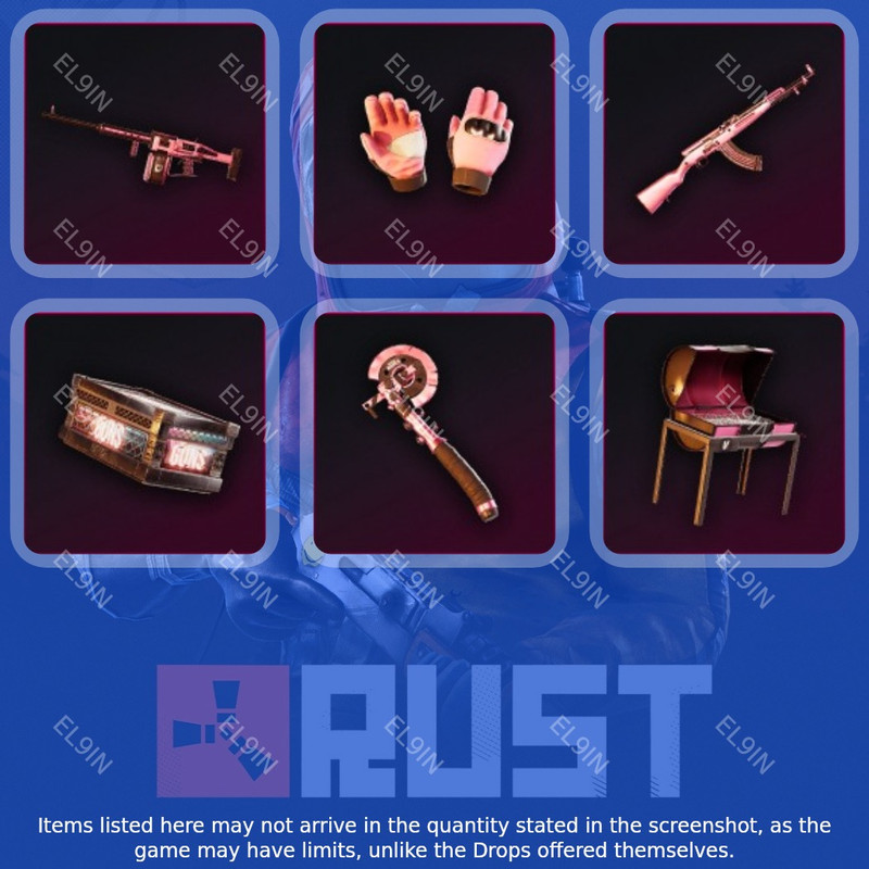 🧙‍♂️ Twitch Drops 🧨 Rust Rivals General Drops 🧙‍♂️ Rust [Total 6 Items]