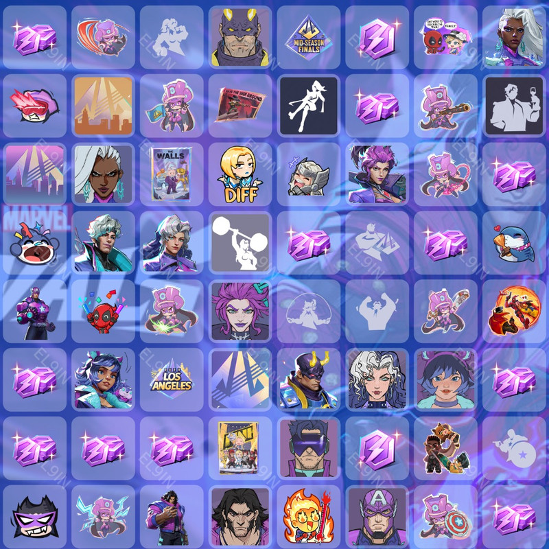 👑 Twitch Drops 🧙‍♂️ Season 10 Twitch Drops ❤️ Marvel Rivals [Total 64 Items]