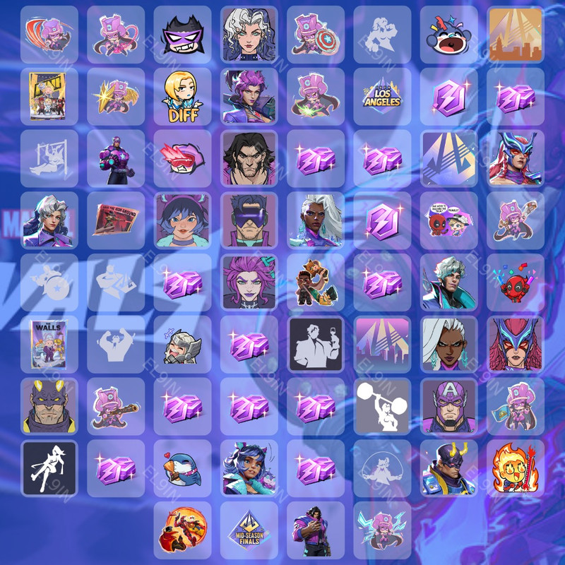 👑 Twitch Drops ✅ Season 10 Twitch Drops ✅ Marvel Rivals [Total 68 Items]