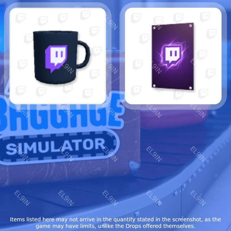 ⚡️ Twitch Drops 💎 Steam Release on May 28 🌌 Airport Baggage Simulator [Total 2 Items]