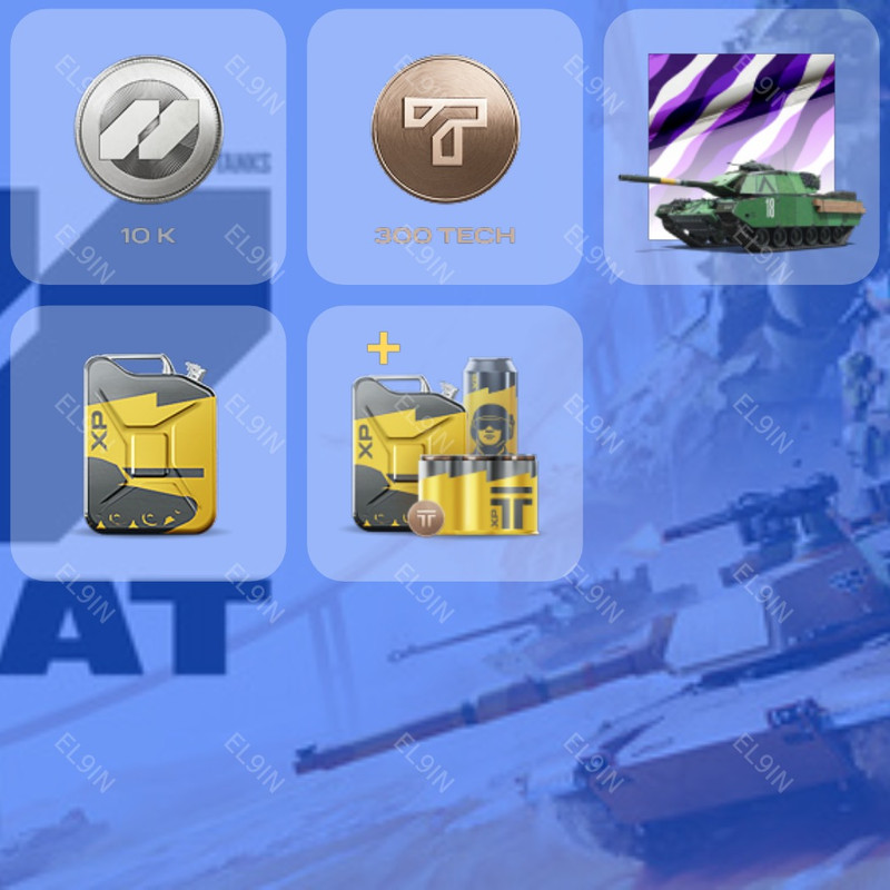 🌌 Twitch Drops 🌐 HEAT Season 2 - Week 1 ⚡️ World of Tanks: HEAT [Total 5 Items]