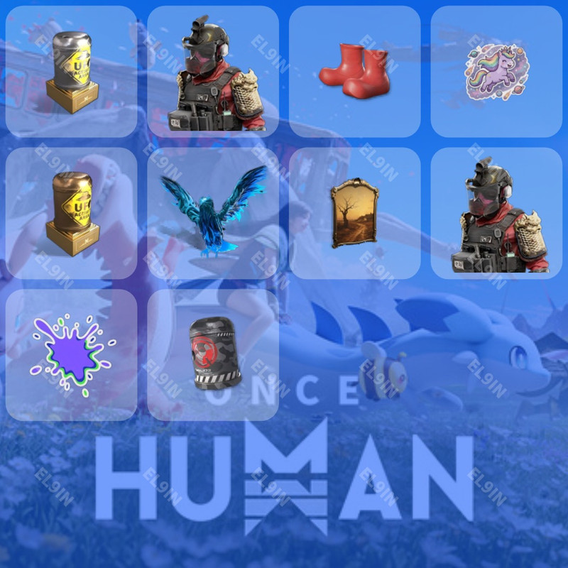 ❤️ Twitch Drops 💜 Post-Raid for Glory ❤️ Once Human [Total 10 Items]