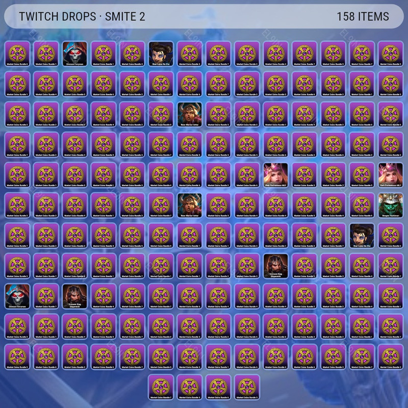 🧙‍♂️ Twitch Drops 🧙‍♂️ October Week 3! 🧙‍♂️ SMITE 2 [Total 158 Items]