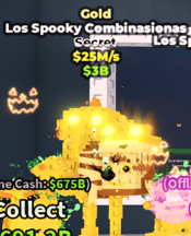 ✨ 25M/s ✨ Gold Los Spooky Combinasionas Secret | Steal A Brainrot ⚡ FAST DELIVERY ⚡